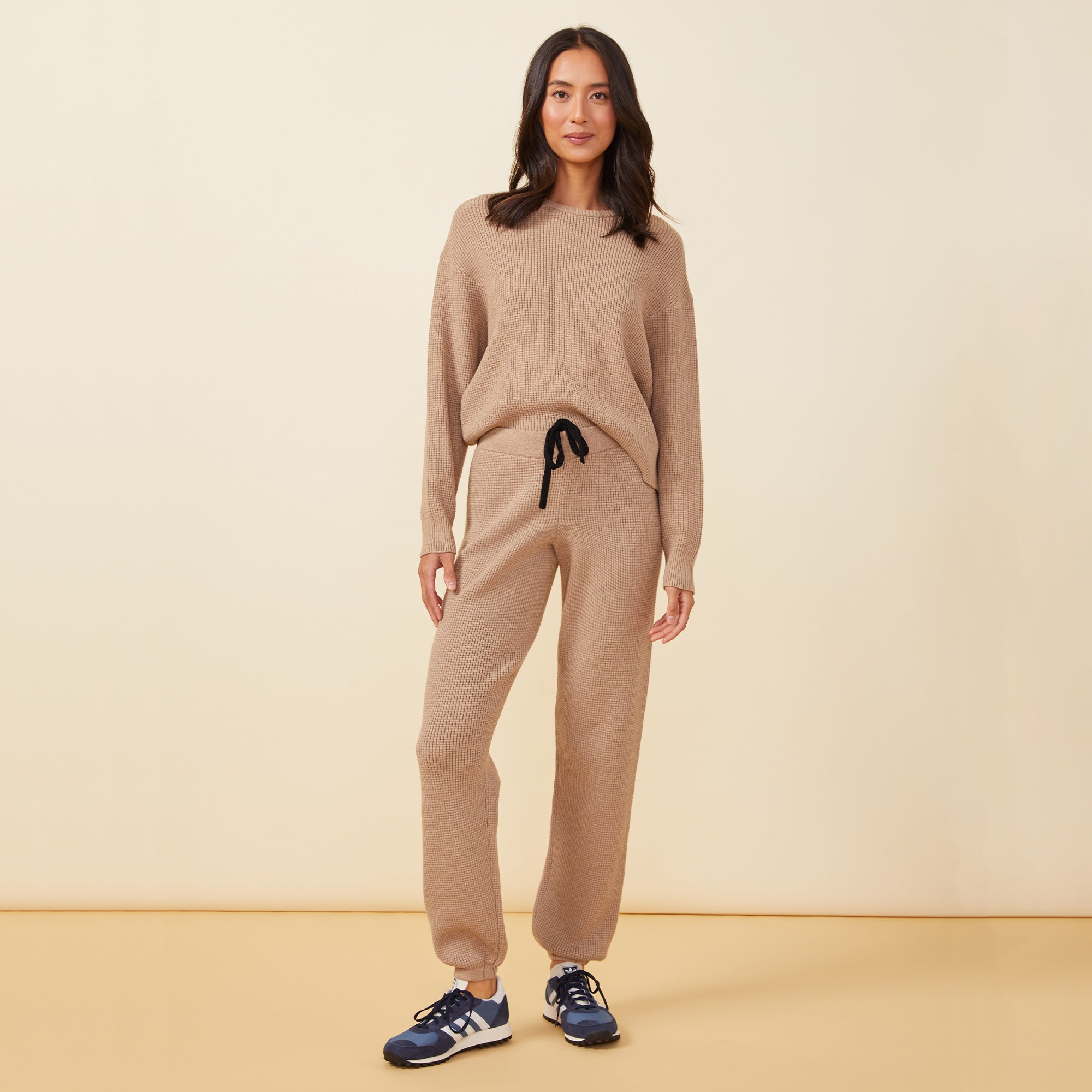 Soft Knit Waffle Oversized Sweats