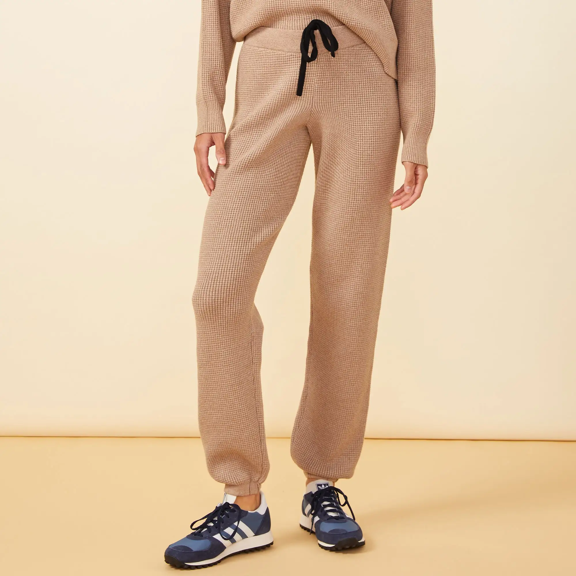 Soft Knit Waffle Oversized Sweats