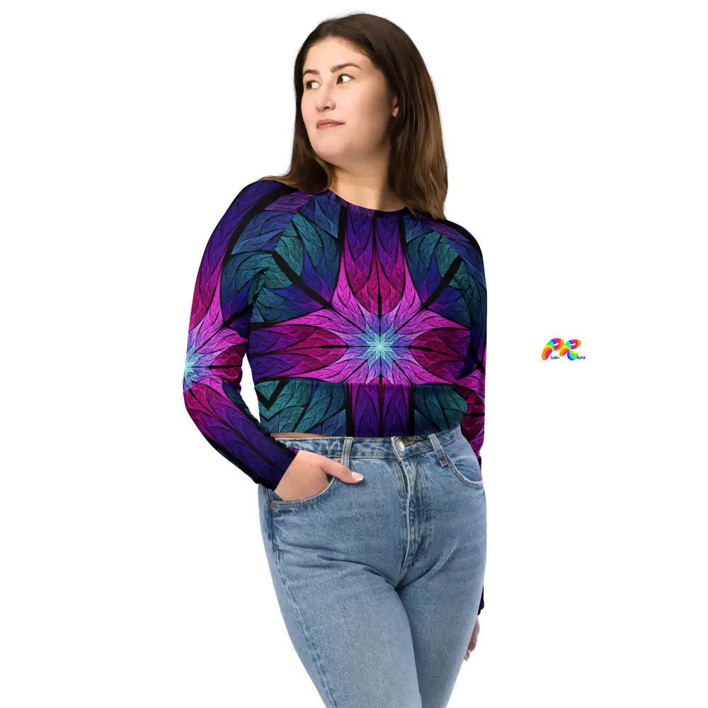 Stained Glass Festival Crop Top