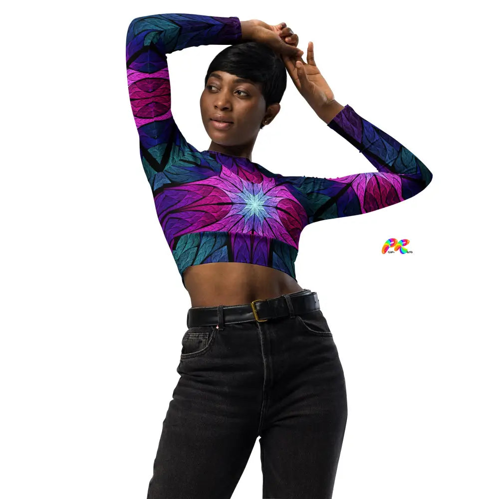 Stained Glass Festival Crop Top