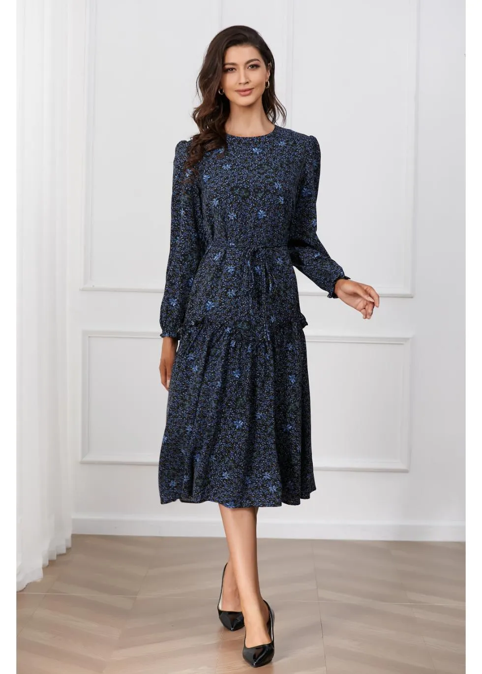 Starry Elegence Midi Dress