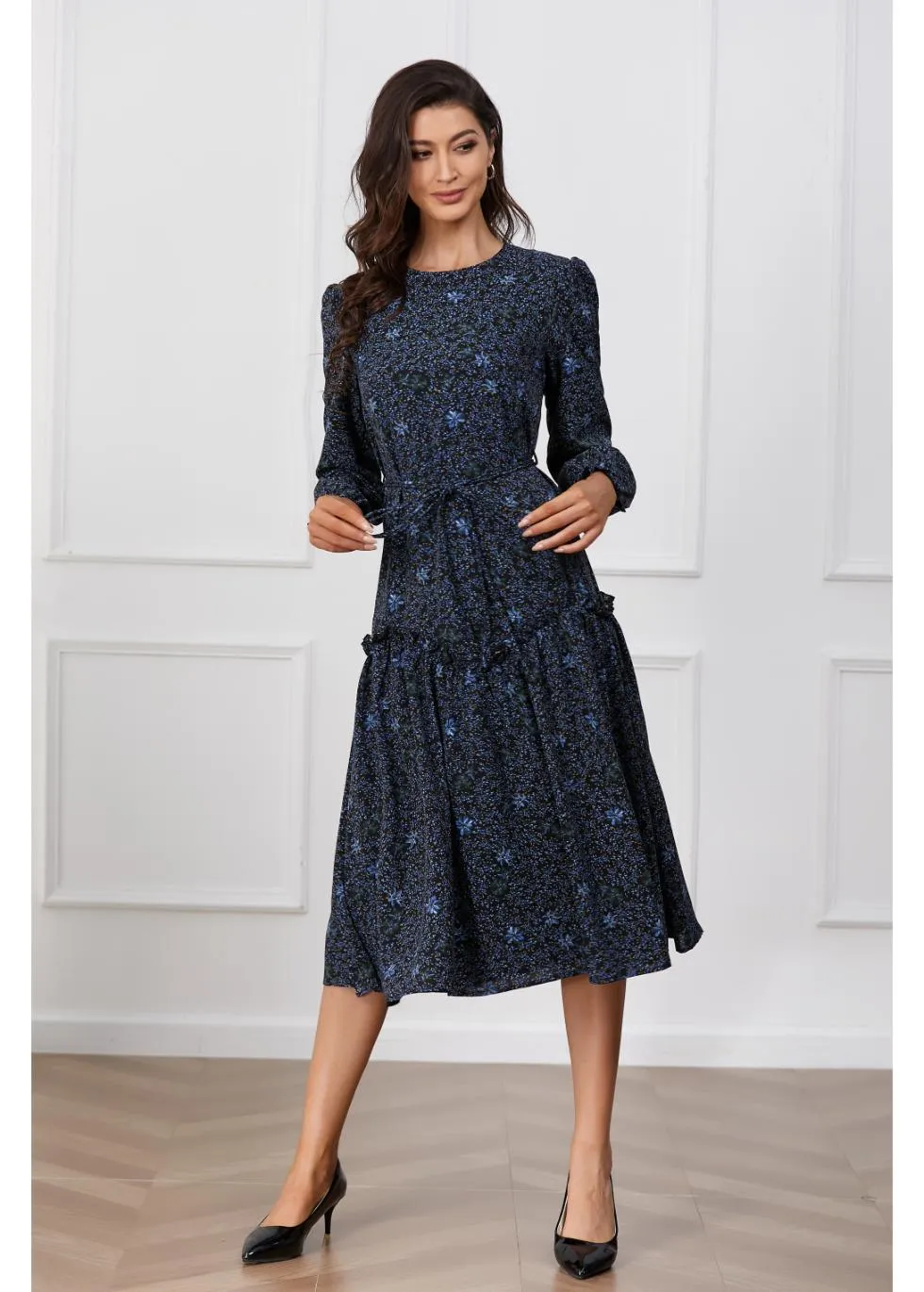 Starry Elegence Midi Dress