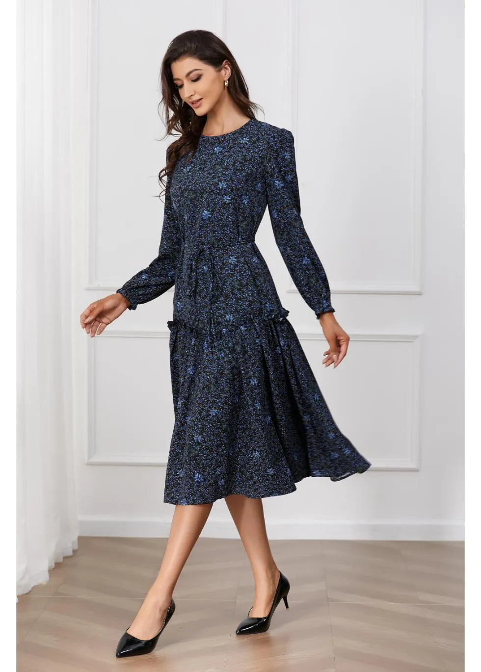 Starry Elegence Midi Dress