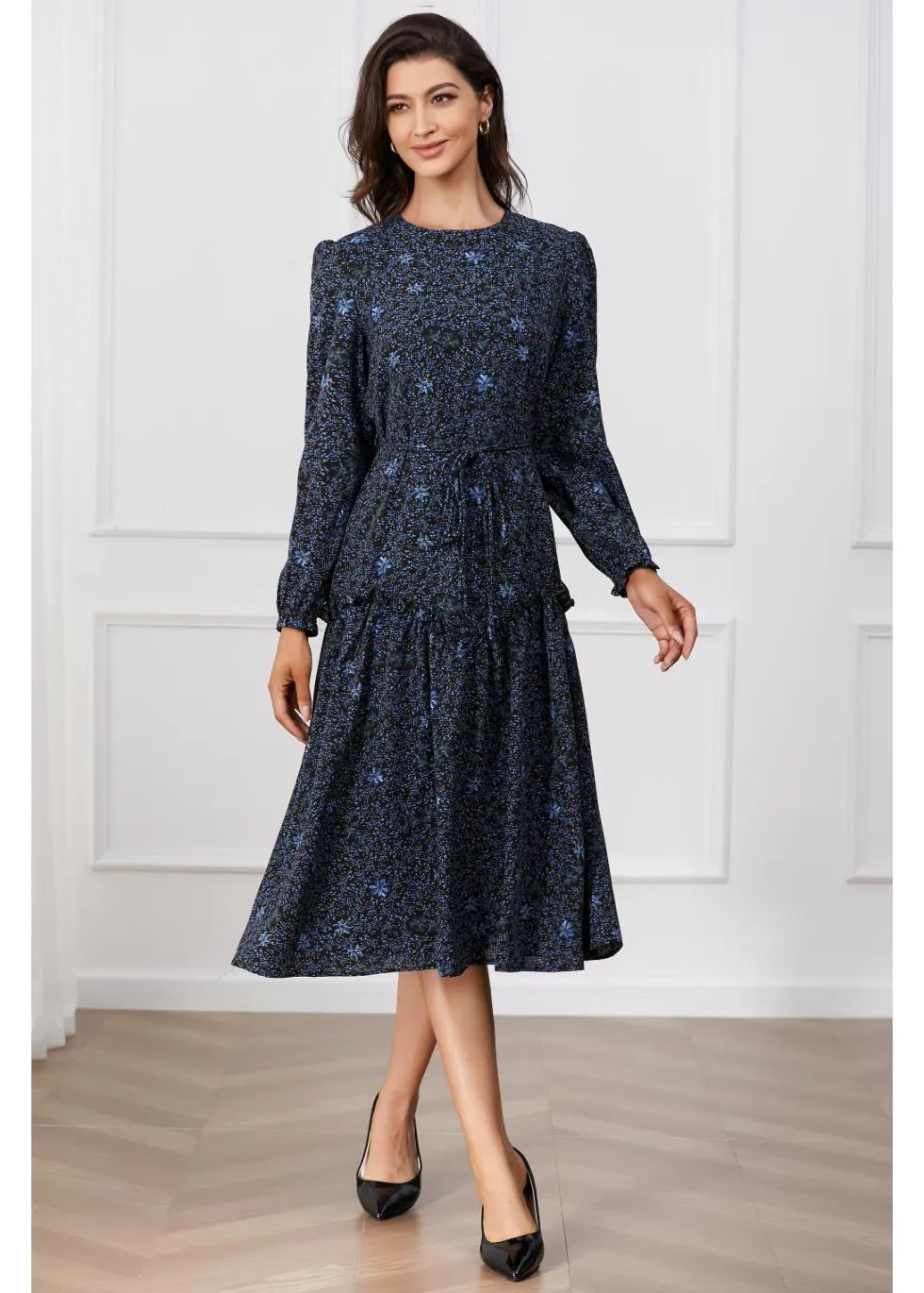 Starry Elegence Midi Dress