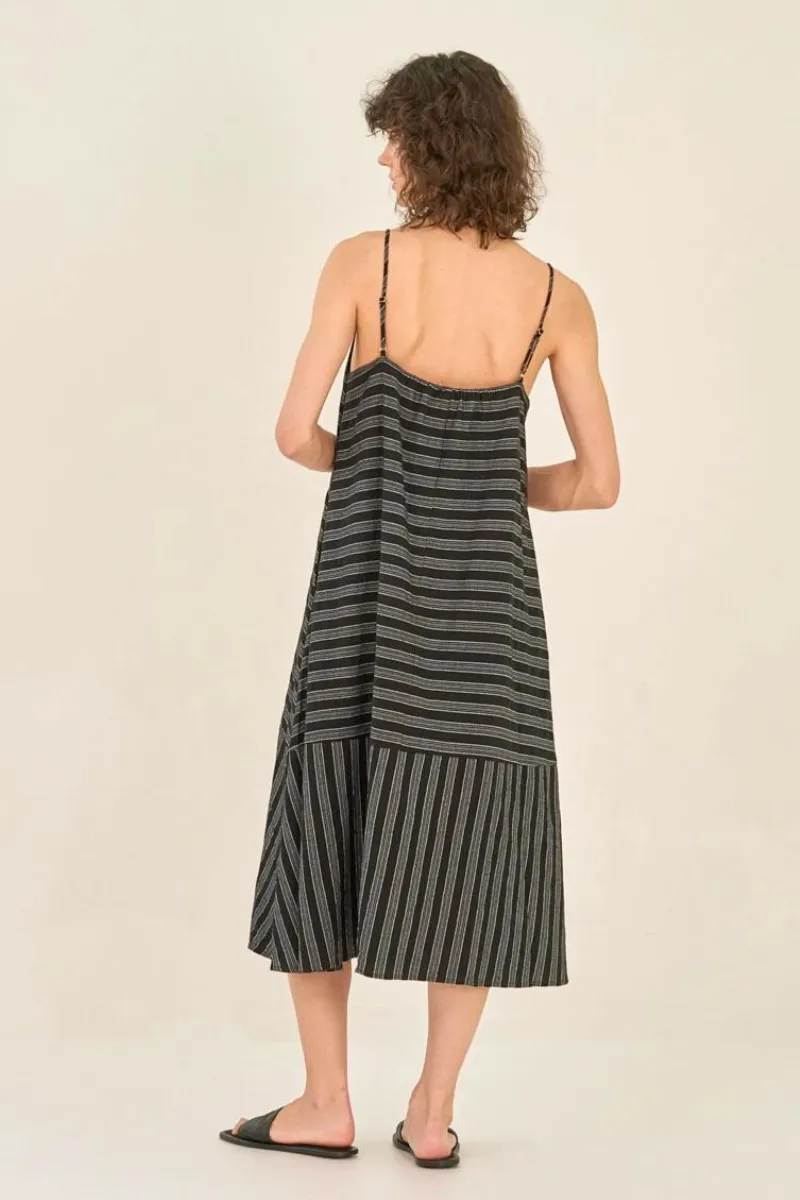 Stripe Midi Dress