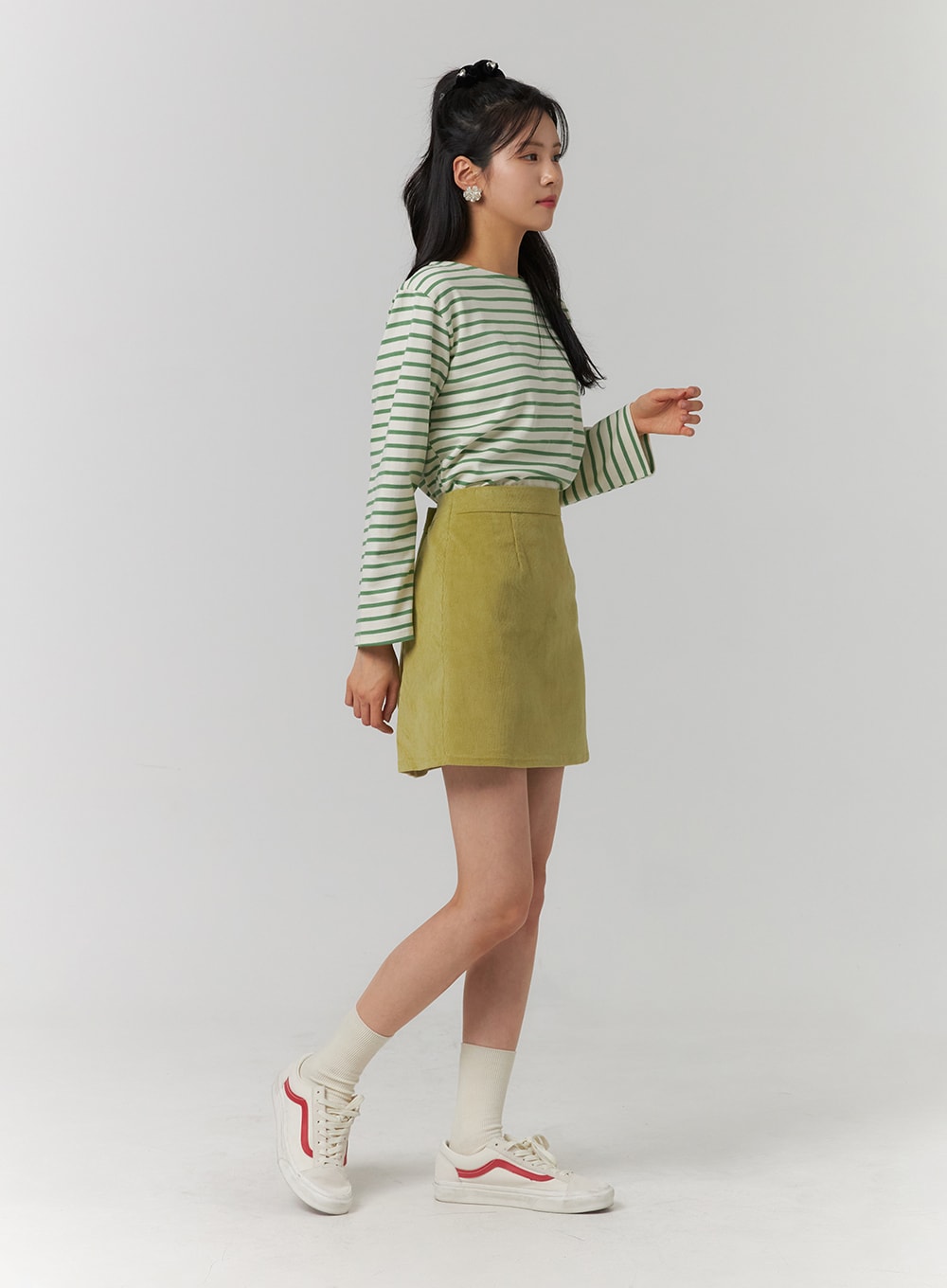 Striped Long Sleeve Top OJ423