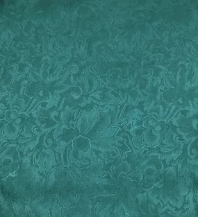 Teal Jacquard Wild Rag