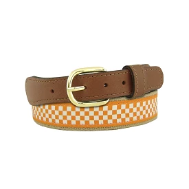 Tennessee Checkered Ribbon Belt