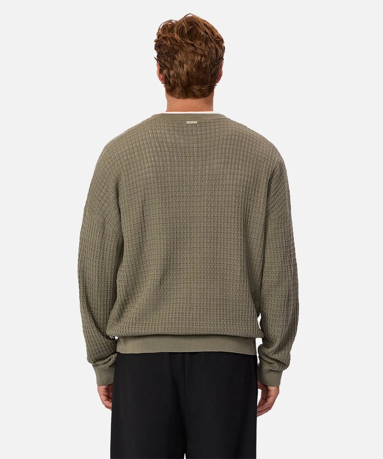 The Nunez Long Sleeve Sweater - Thyme