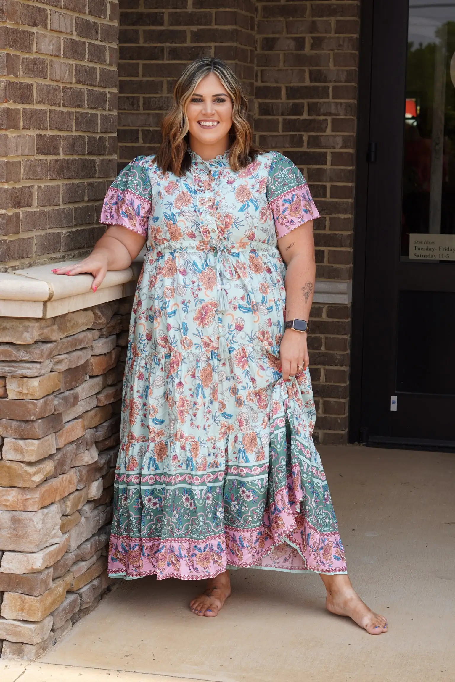 Tina Lush Floral Maxi Dress