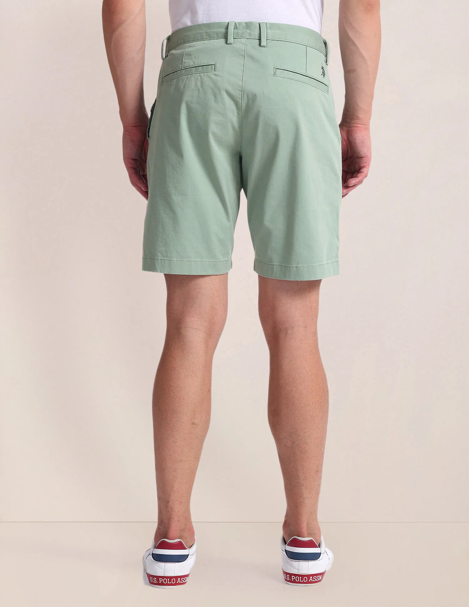 U.S. Polo Assn. Slim Straight Fit Twill Shorts