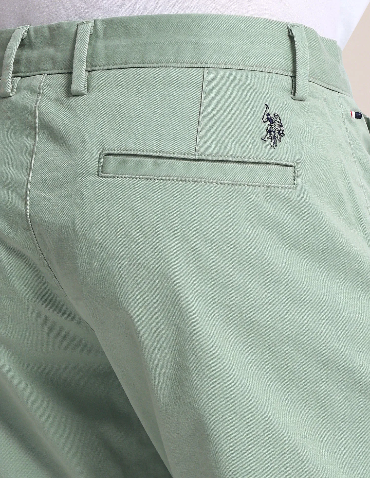 U.S. Polo Assn. Slim Straight Fit Twill Shorts