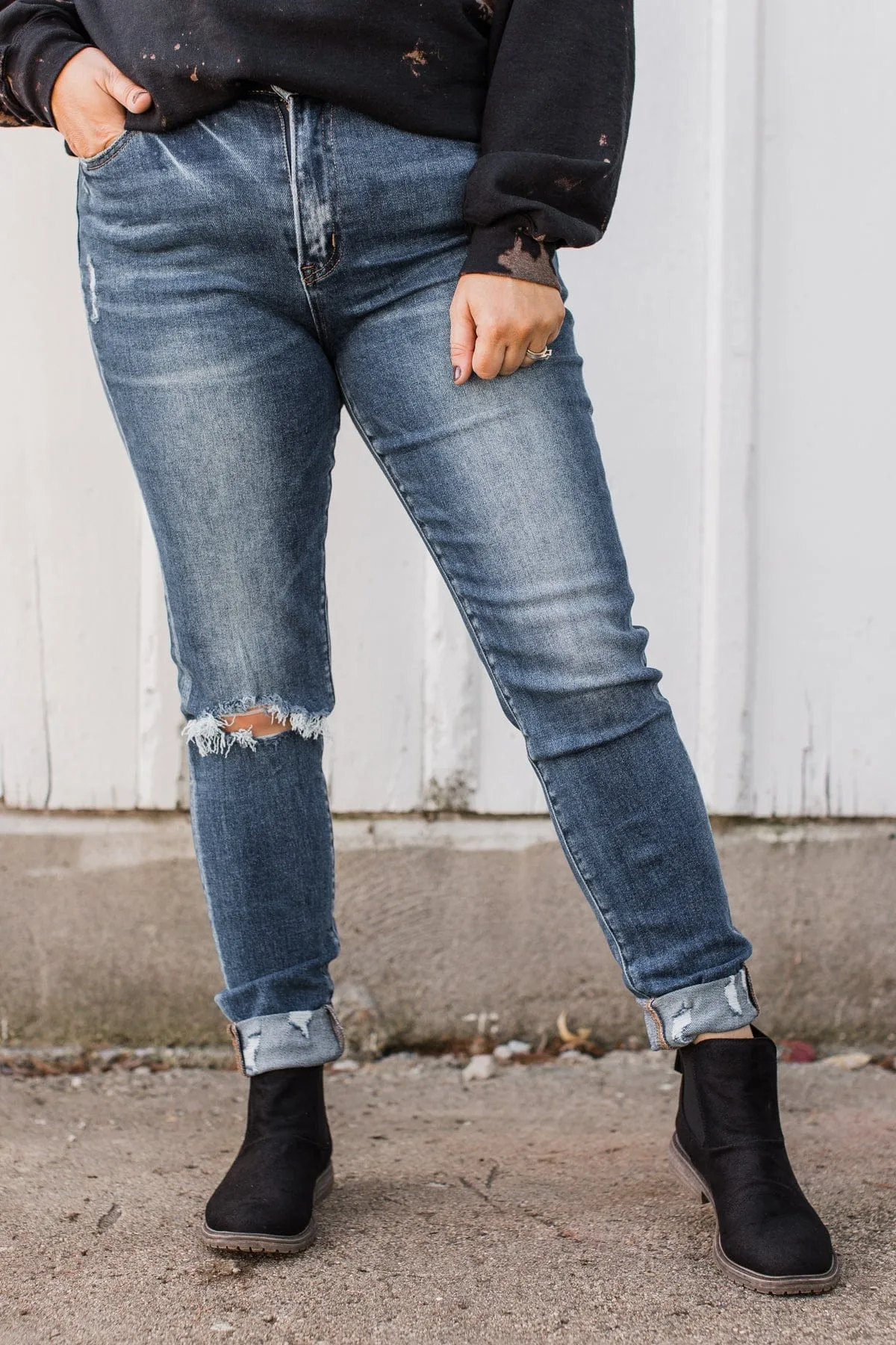 Vervet High-Rise Skinny Jeans- Collins Wash