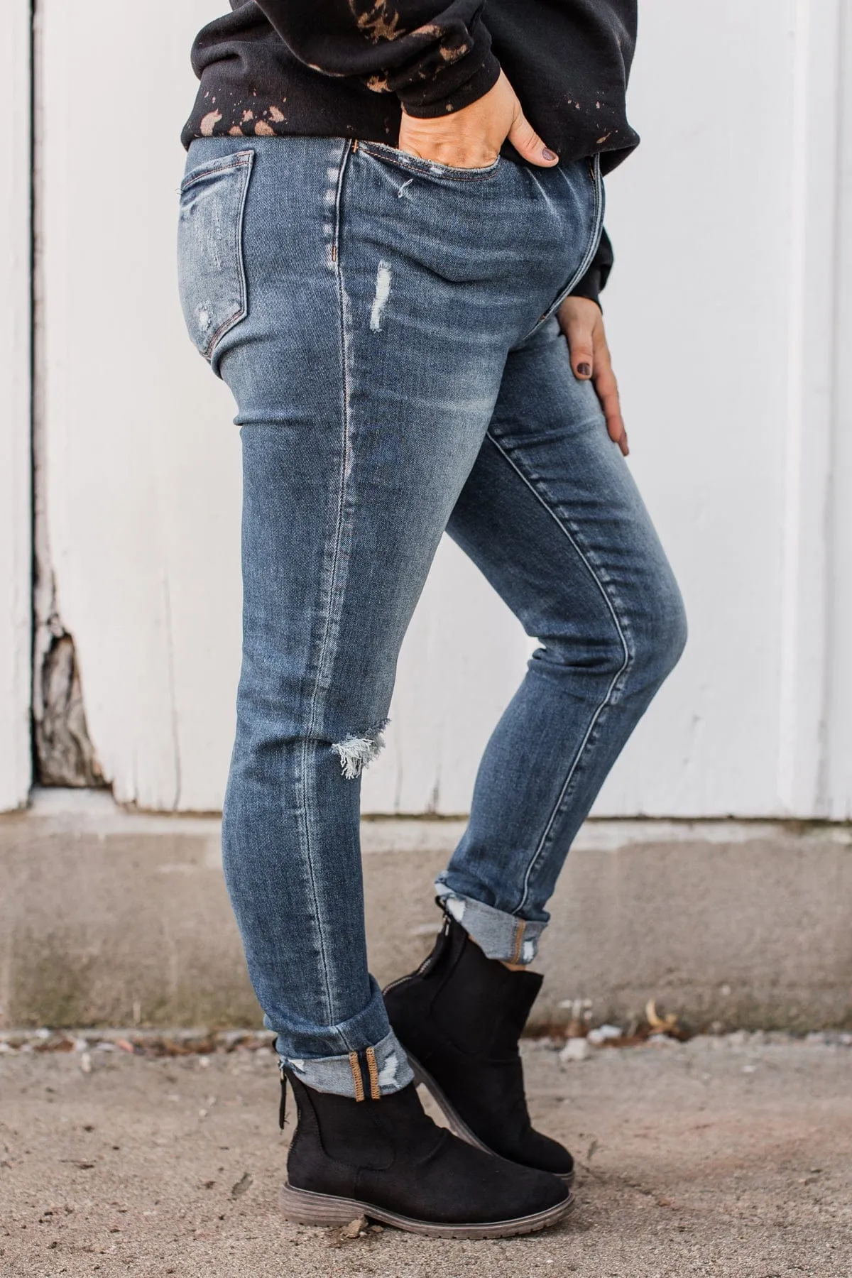 Vervet High-Rise Skinny Jeans- Collins Wash