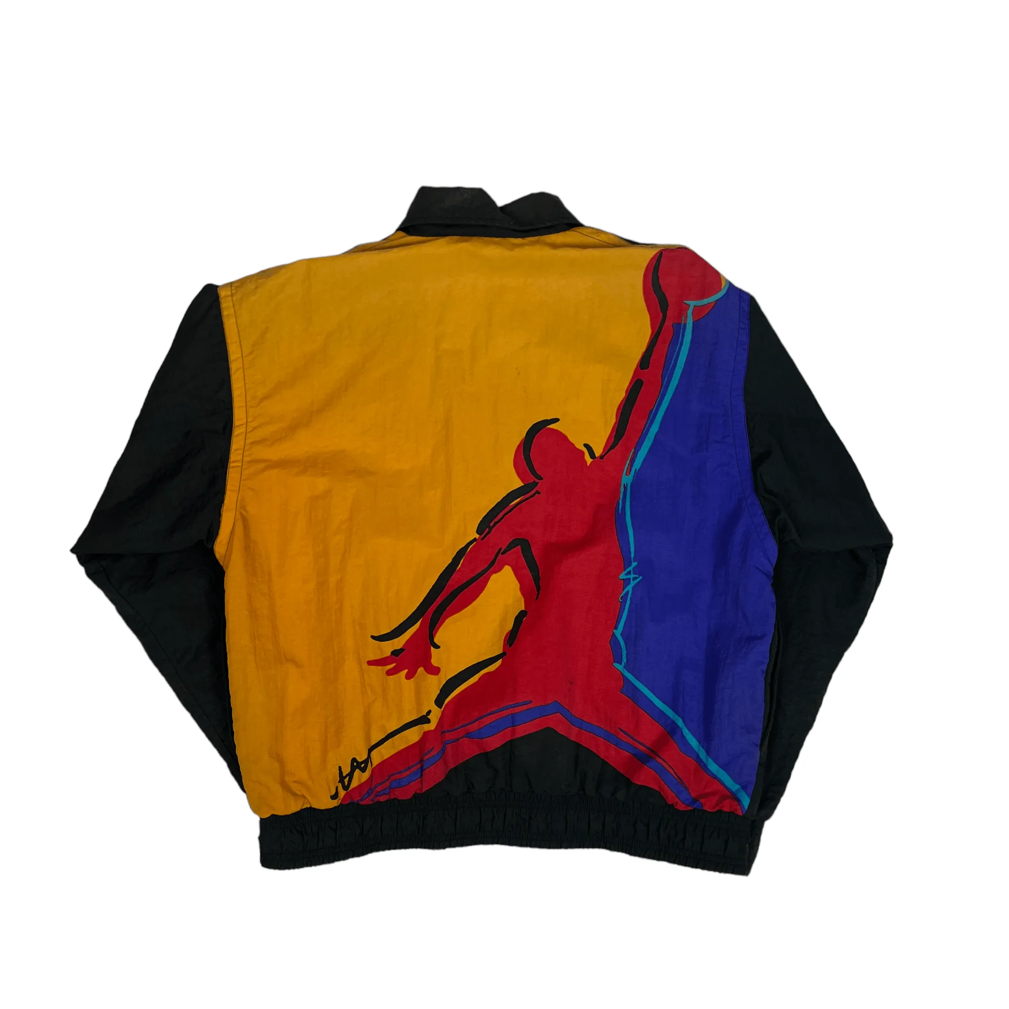 Vintage 90s Nike Jordan Windbreaker Jacket - Medium