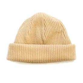 Waffle Knit Cap - Biscuit