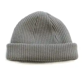 Waffle Knit Cap - Iron Grey