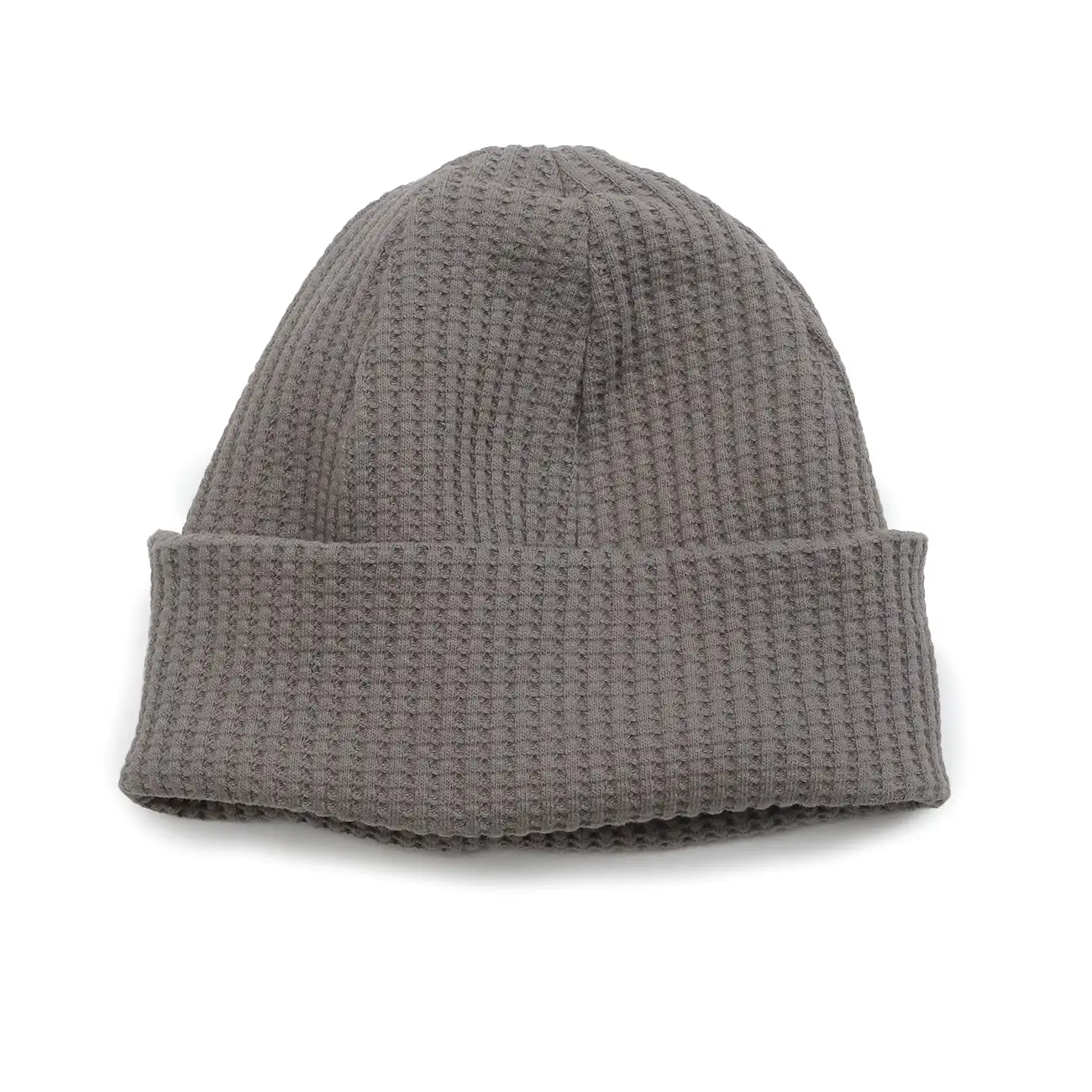 Waffle Knit Cap - Taupe